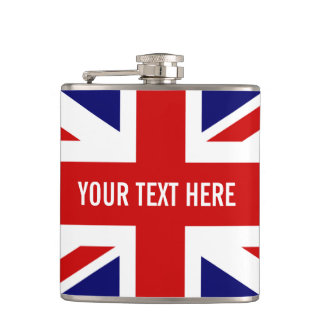 Cantil Balão de bebida de bandeira JACK da UNIÃO Britânic