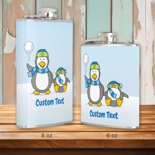 Cantil Balão de pinguins de neve