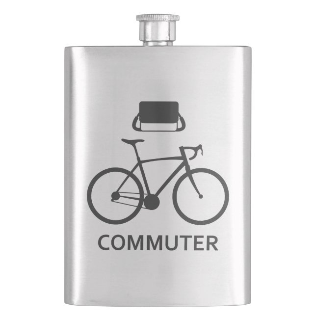 Cantil Balão de Viagem ao trabalho de bicicleta (Frente)
