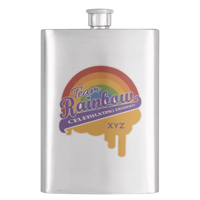 Cantil Balão personalizado do Rainbow (Frente)