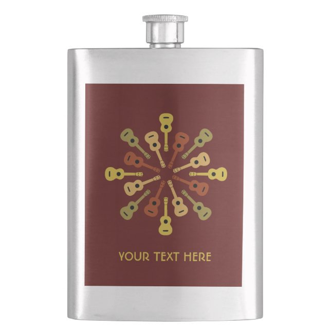 Cantil Balão personalizado Ukulele (Frente)