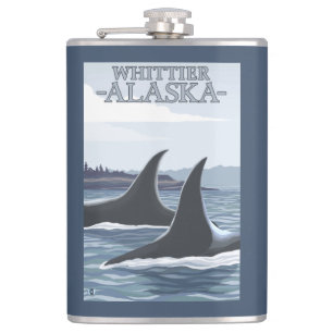 Cantil Baleias #1 da orca - Whittier, Alaska