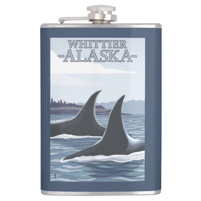 Cantil Baleias #1 da orca - Whittier, Alaska (Frente)