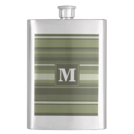 Cantil Banda verde de azeitona monograma