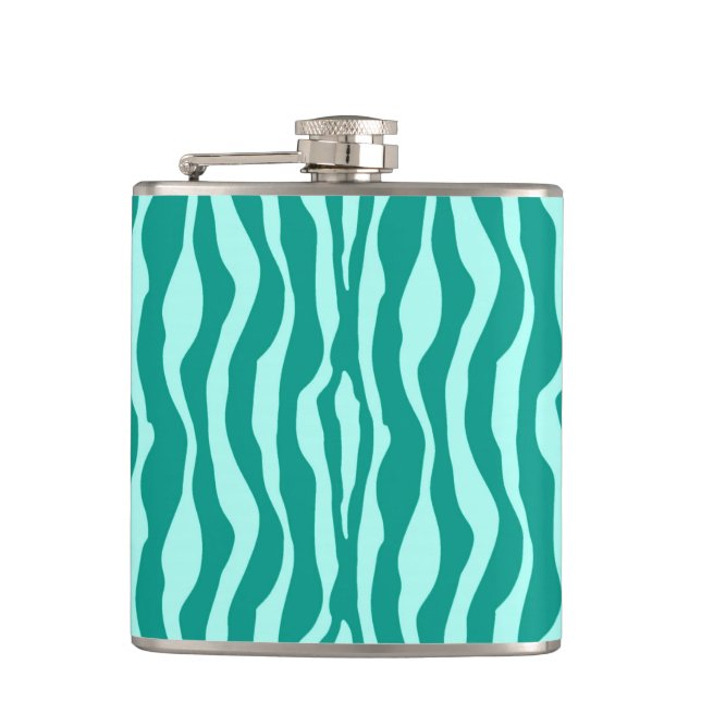 Cantil Bandas-zebra - Turquesa e Aqua (Frente)