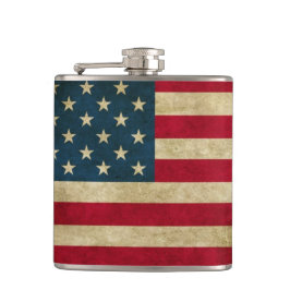 Cantil Bandeira americana afligida do Grunge