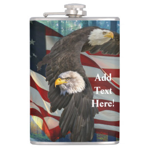 Cantil Bandeira Americana Bald Eagle