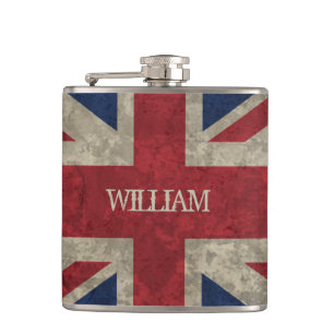 Cantil Bandeira britânica do Grunge de Union Jack