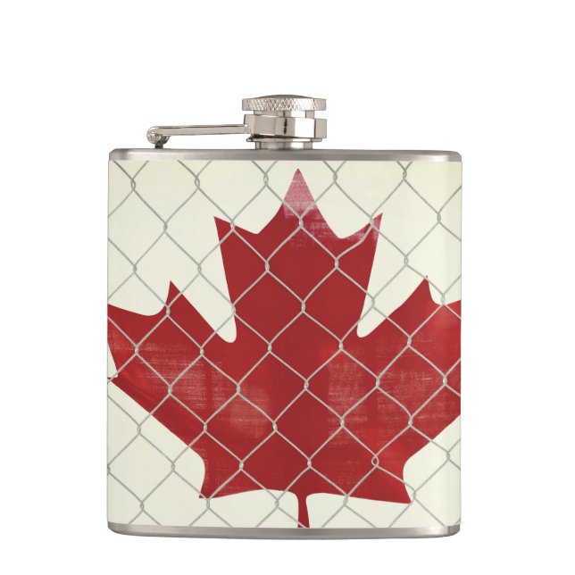 Cantil Bandeira canadense. Fronteira de link de cadeia. R (Frente)