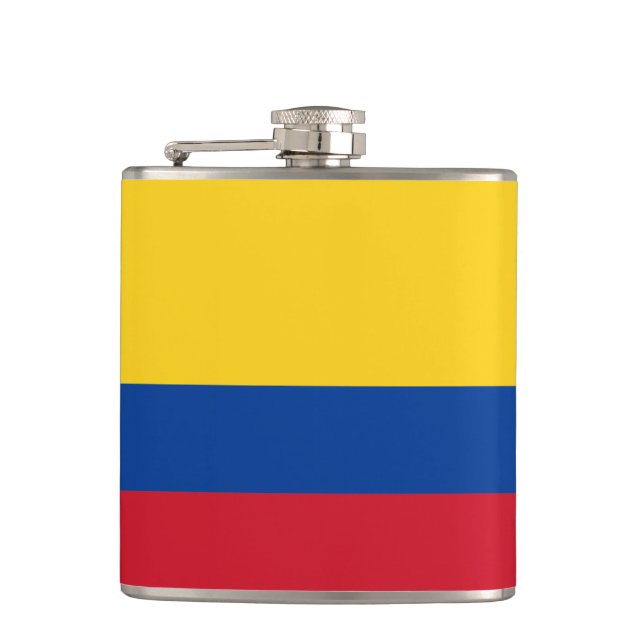Cantil Bandeira colombiana Flask (Frente)