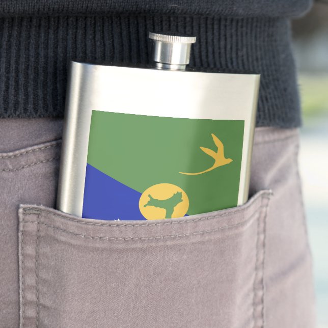 Cantil bandeira da Ilha do Natal (In loco)