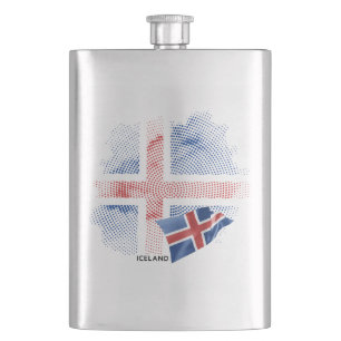 Cantil bandeira da Islândia