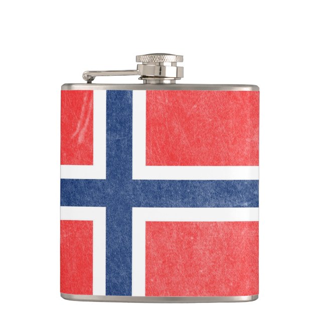 Cantil Bandeira da Noruega Grunge (Frente)
