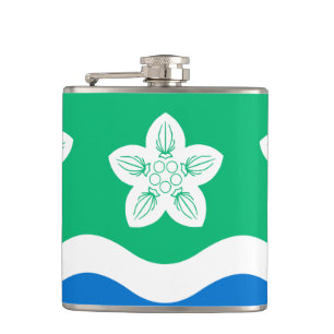 Cantil Bandeira da região de Cumberland Hip Flask