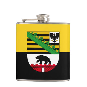 Cantil Bandeira da Saxónia-Anhalt Flask