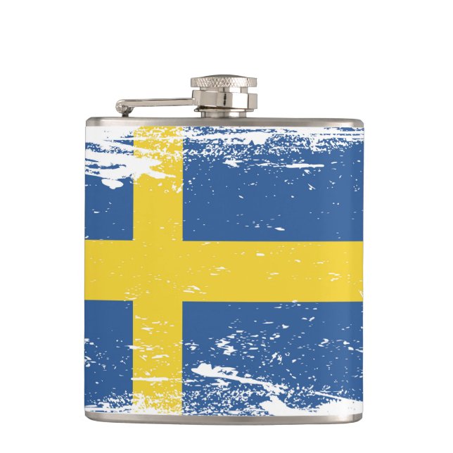 Cantil Bandeira da suecia do Grunge (Frente)