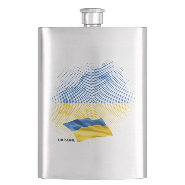 Cantil bandeira da Ucrânia (Frente)