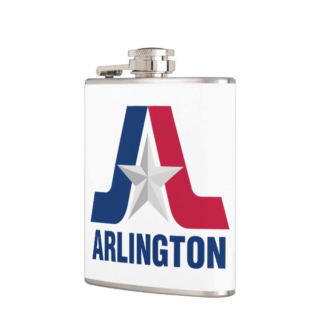Cantil Bandeira de Arlington, Texas Flask (Esquerda)