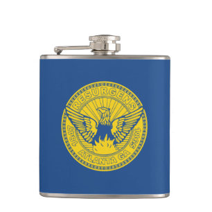 Cantil Bandeira de Atlanta, Georgia Hip Flask