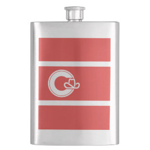 Cantil Bandeira de Calgary, Alberta Flask