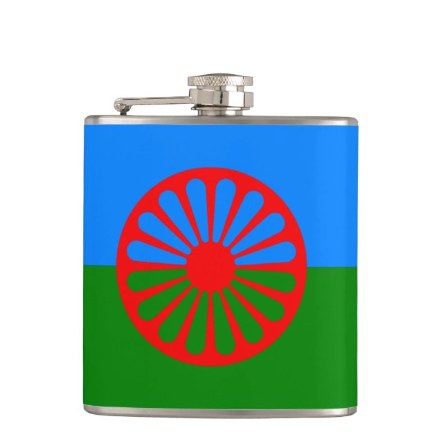 Cantil Bandeira de cigana oficial da Romênia (Frente)
