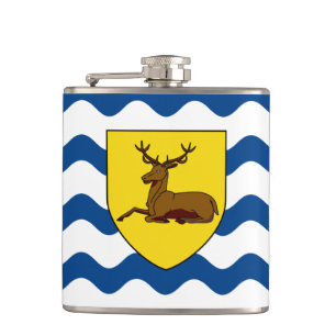 Cantil Bandeira de Hertfordshire Hip Flask