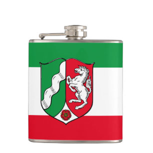 Cantil Bandeira de Hip Flask da Renânia do Norte-Vestefál
