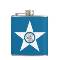 Bandeira de Houston, Texas Hip Flask