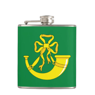 Cantil Bandeira de Huntingdonshire Hip Flask