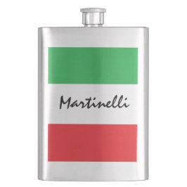 Cantil Bandeira de Itália Tricolore Personalizado Nome It