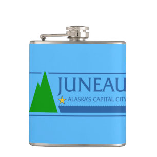 Cantil Bandeira de Juneau, Alasca Flask