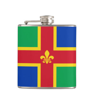 Cantil Bandeira de Lincolnshire Hip Flask