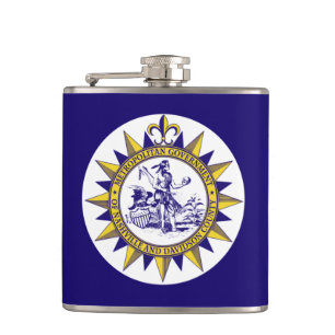 Cantil Bandeira de Nashville, Tennessee Flask