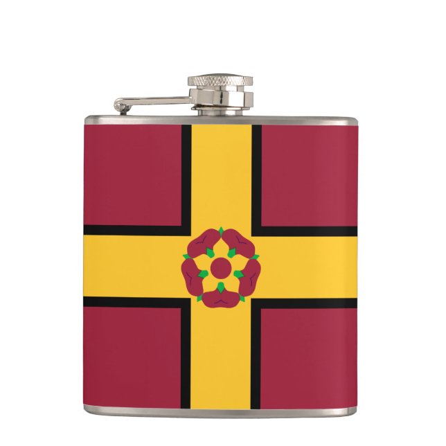 Cantil Bandeira de Northamptonshire Flask (Frente)