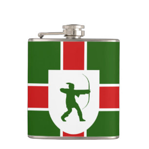 Cantil Bandeira de Nottinghamshire Hip Flask
