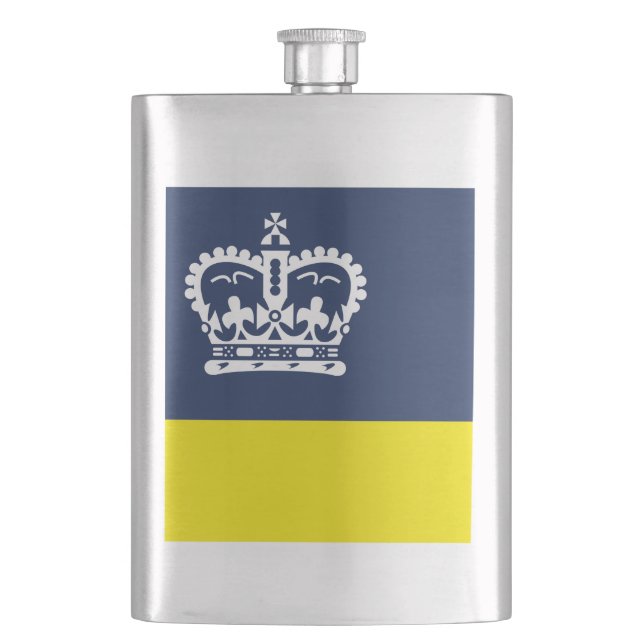 Cantil Bandeira de Regina, Saskatchewan Flask (Frente)