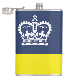 Cantil Bandeira de Regina, Saskatchewan Flask
