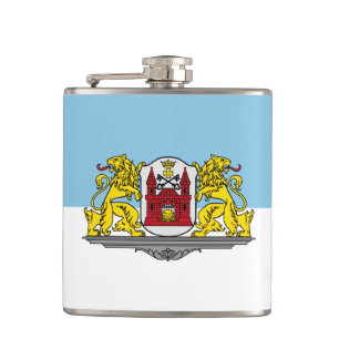 Cantil Bandeira de Riga, Letônia Hip Flask