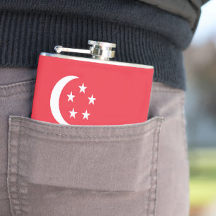Cantil bandeira de Singapura