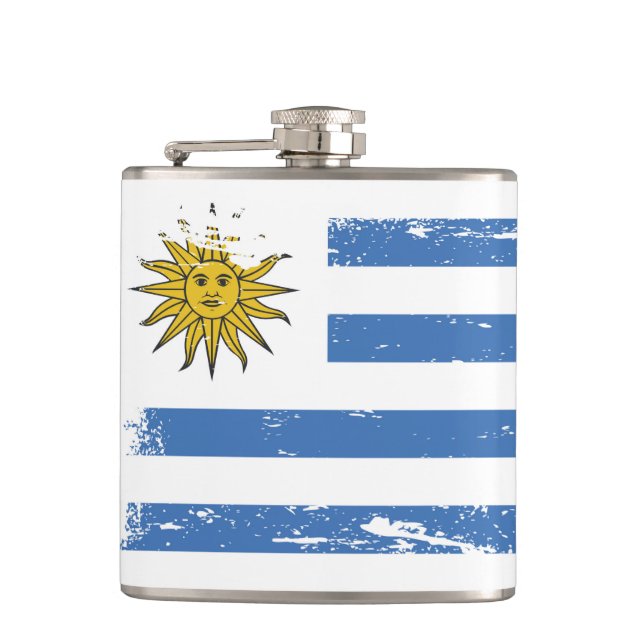 Cantil Bandeira de Uruguai do Grunge (Frente)
