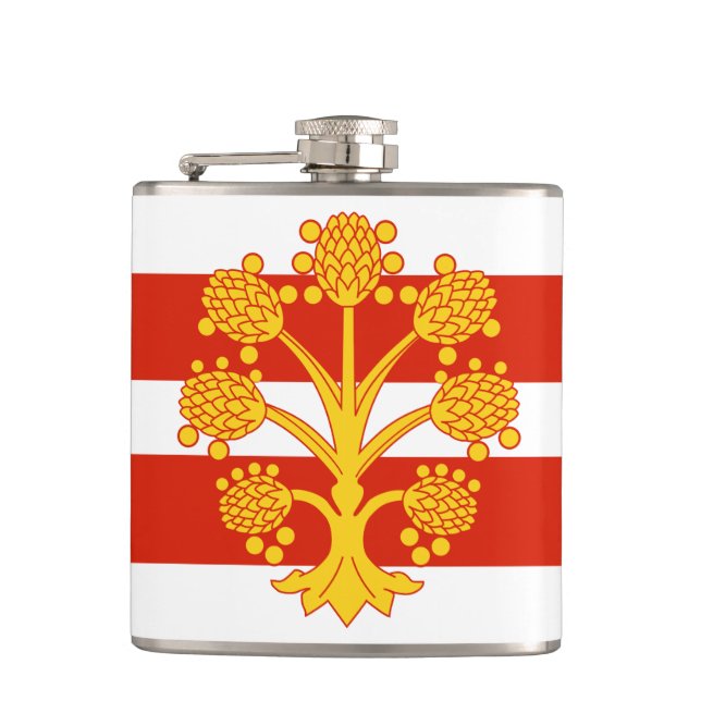 Cantil Bandeira de Westmorland Hip Flask (Frente)