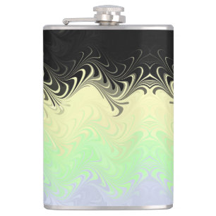 Cantil Bandeira do Abstrato Cassgender Pride Boho Wavy Ma