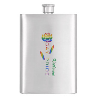 Cantil Bandeira do Arco-íris Rosa Orgulho Gay Nome Person