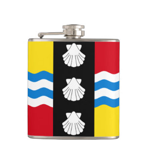 Cantil Bandeira do Bedfordshire Hip Flask