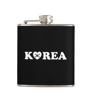 Cantil Bandeira do Coração do Amor da Coreia