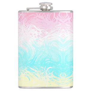 Cantil Bandeira do Orgulho Abstrato Boho Swirly Groovy Ge