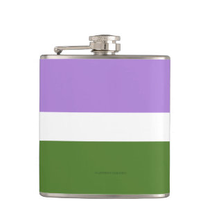 Cantil Bandeira do orgulho genderqueer SlipperyJoe's lava
