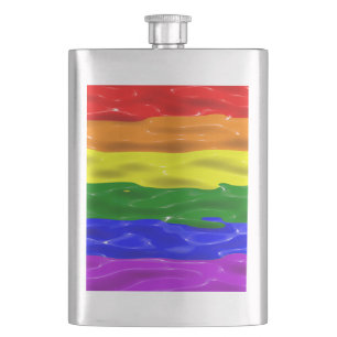 Cantil Bandeira do orgulho SlipperyJoe's líquido vermelho