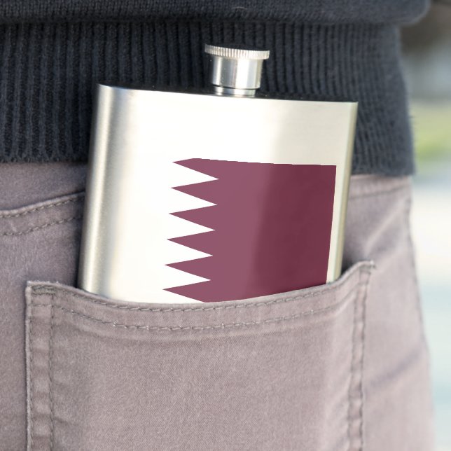 Cantil bandeira do Qatar (In loco)