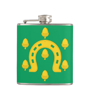 Cantil Bandeira do Rutland Hip Flask